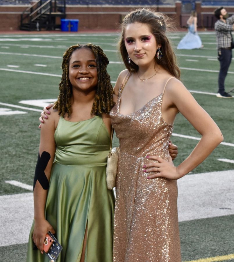 Leyla Williams and Nadya Babushkin pose at prom, surely an event that sticks in the minds of many High School Graduates. Credit: Amita Nathan