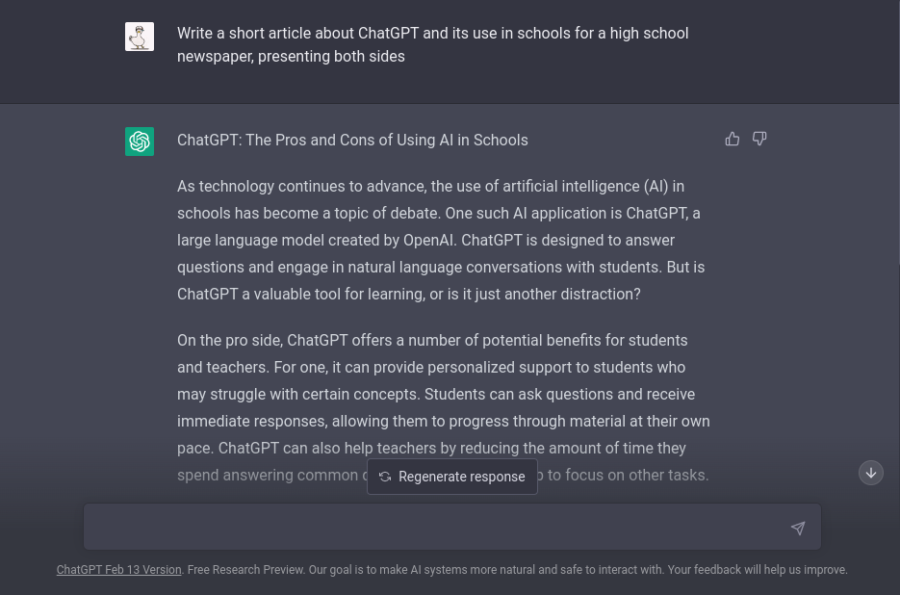 AI+writing+an+article+about+ChatGPT+and+its+use+in+high+school.