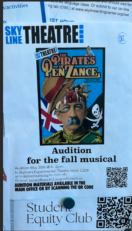 Skyline Theater Holds Auditions for Fall Show, The Pirates of Penzance!
