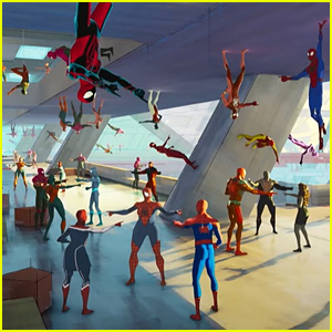 Across the Spiderverse enacts a classic meme (credit:  Sony)