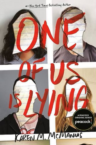 One of Us is Lying is the prefect in between for many readers. Credit: Delacorte Press.