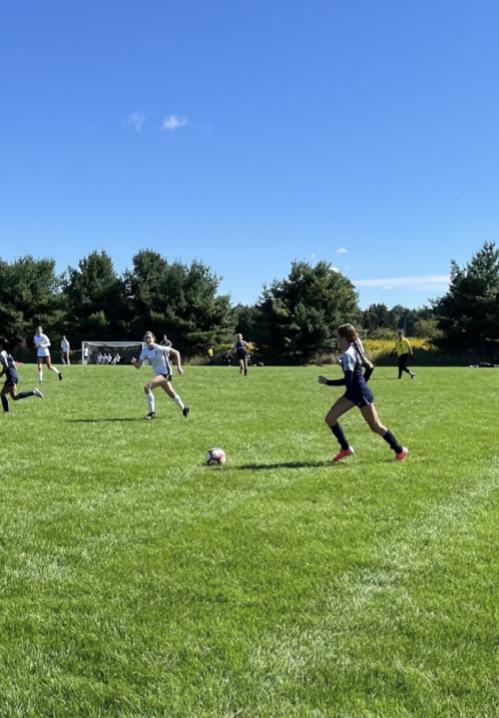 Josie Lovelace’s (‘28) soccer game for the Michigan Tigers.