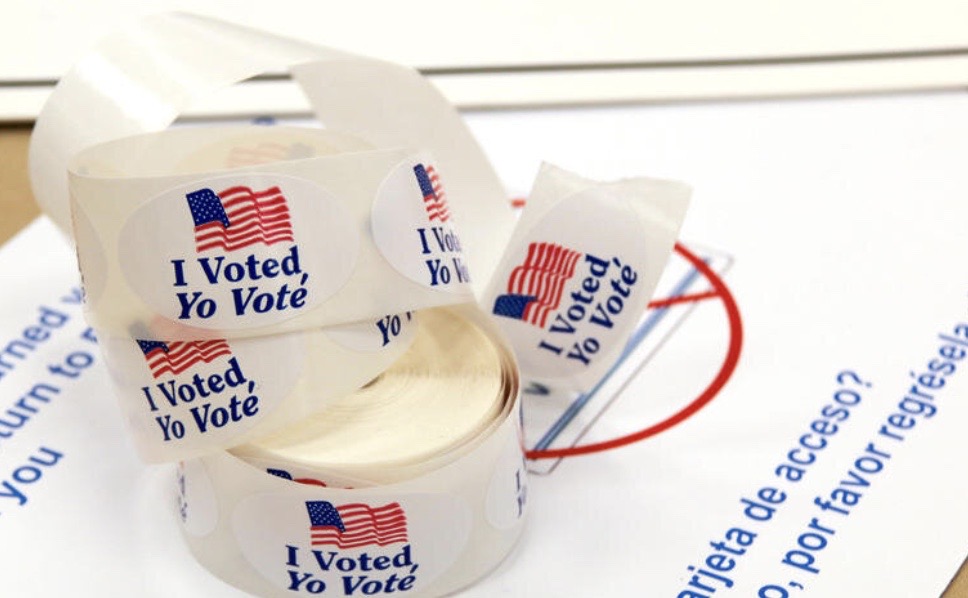 Roll of "I Voted" stickers