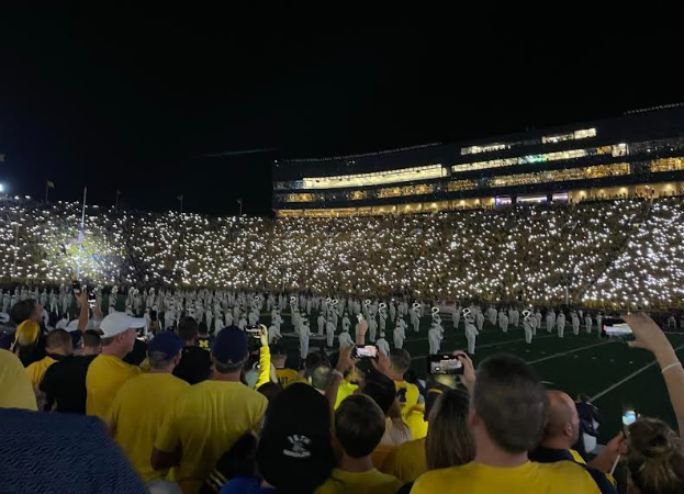 Michigan takes down Michigan State in a close, hard fought win.