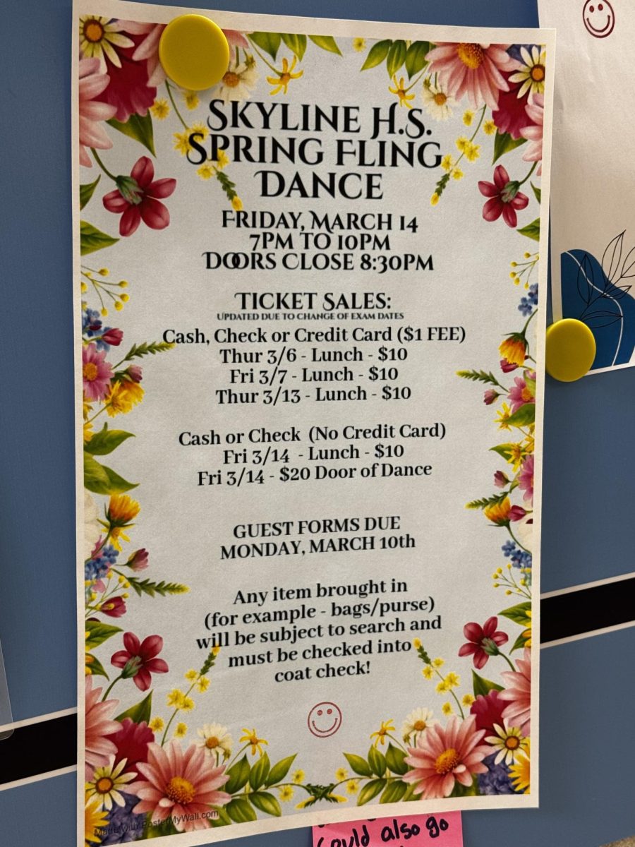 The dance is Friday 3/14 at 7 p.m.