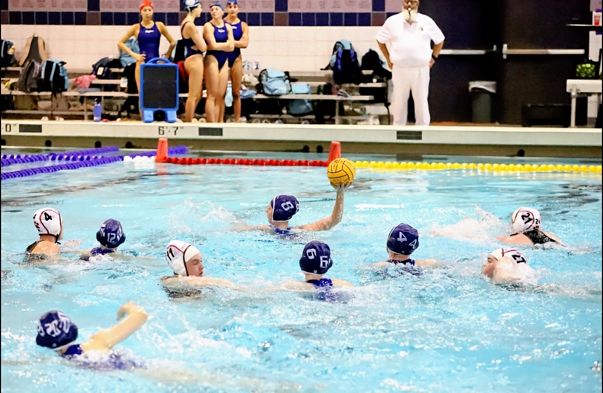 Skyline Woman's Water Polo team plays at districts.