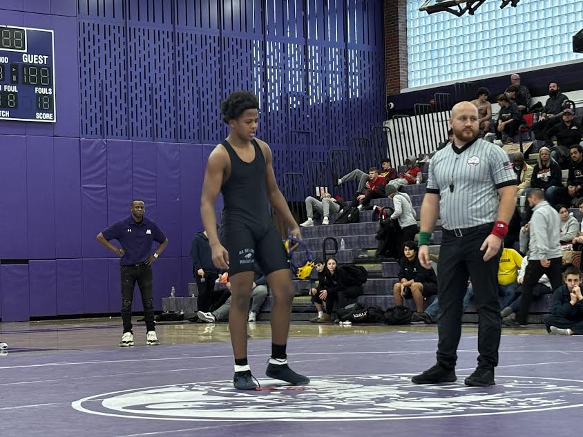 TItus Reid at a wrestling match
