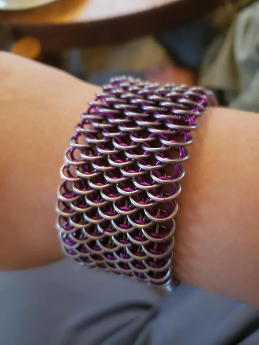 Chainmail bracelet by Cole Zellers