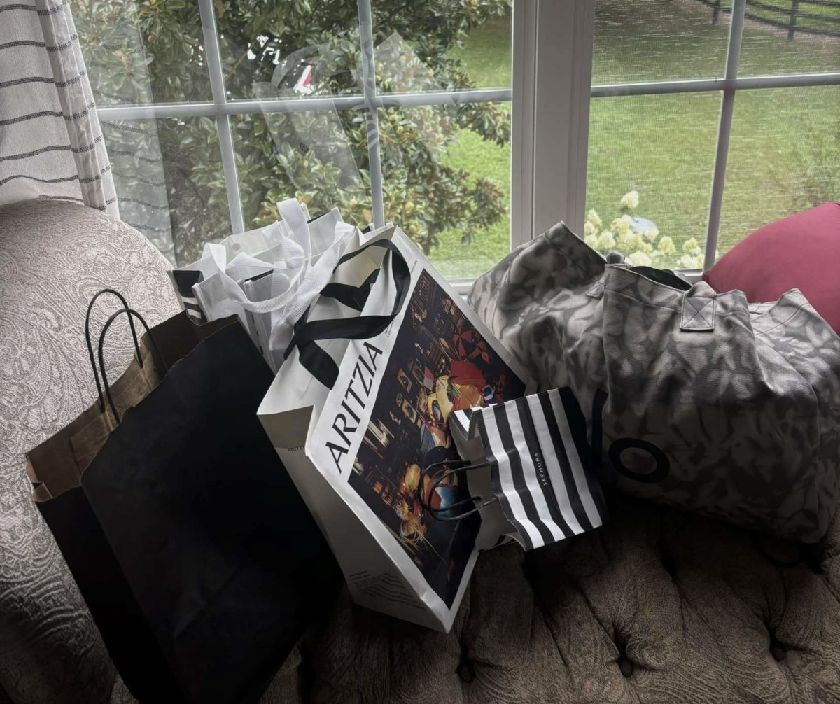 Successful shopping trip for the most recent fall fashion trends.