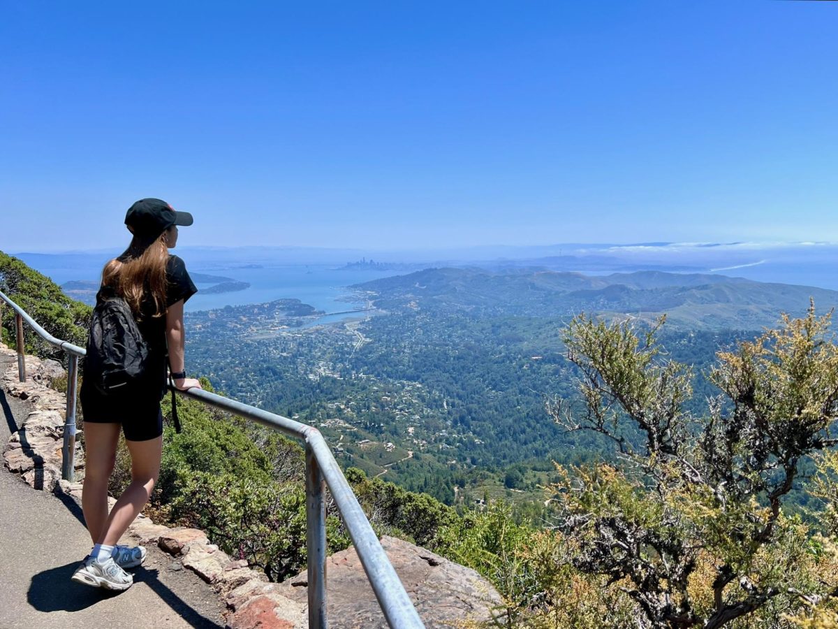 News Editor Tam Miller hikes Mt. Tam, above San Francisco in June, 2025.
