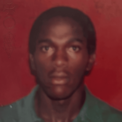 Daniel Caesar's Son of Spergy album cover, featuring a portrait of Daniel Caesar's father, Norwill  Simmonds. Credit to Eddie Mandell, Chase Shewbridge,  and Trent Munson.