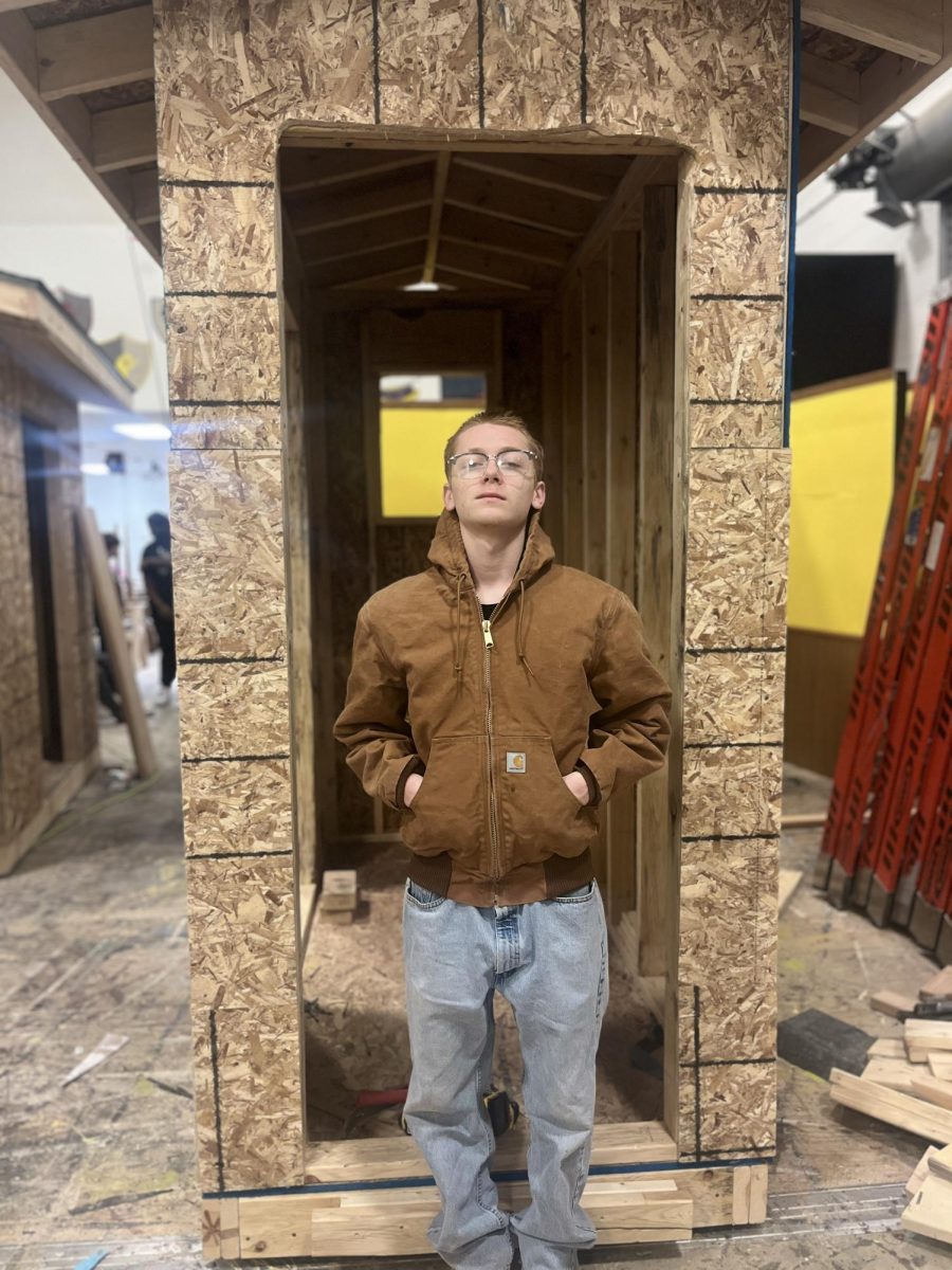 Split enrolled student Jonah Wagner in home building at Skyline