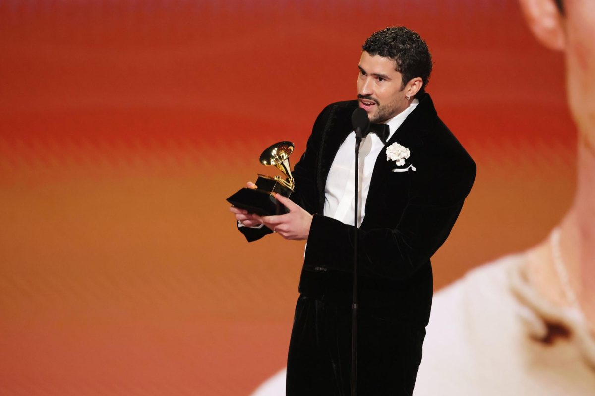 Bad Bunny accepts Best Musica Urbana Album at the 68th GRAMMY Awards Ceremony, Feb. 01, 2026 (Credit: Kevin Winter/Getty Images)