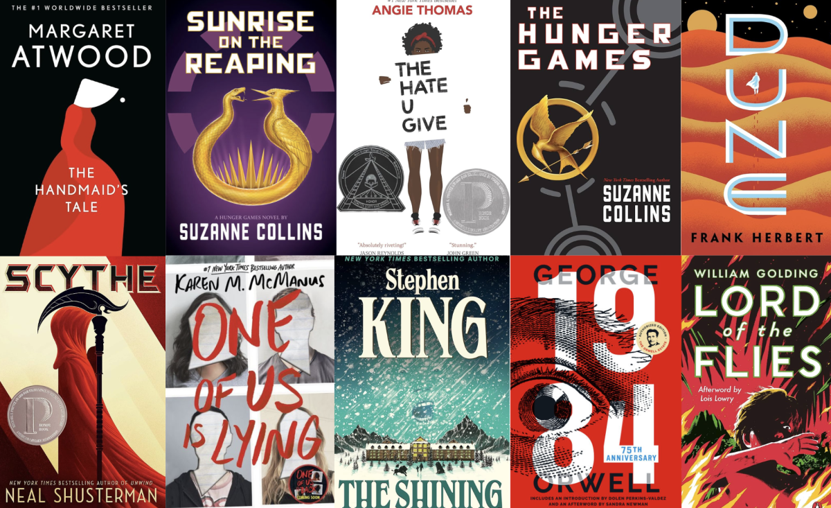 Top 10 most checked out Skyline library books of 2025. 