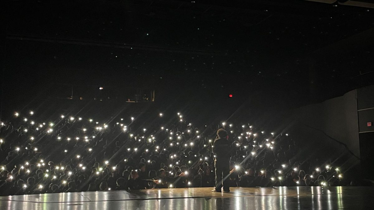 Skyline students shower performer with support during moving song