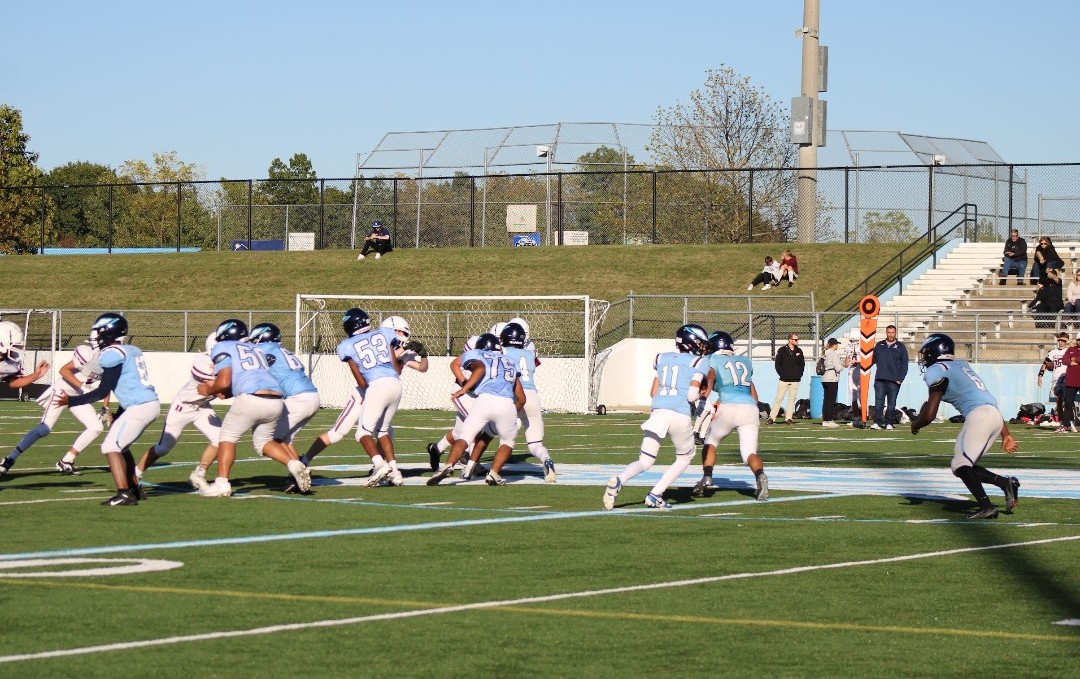 Skyline's Freshman football team playing against Dexter.