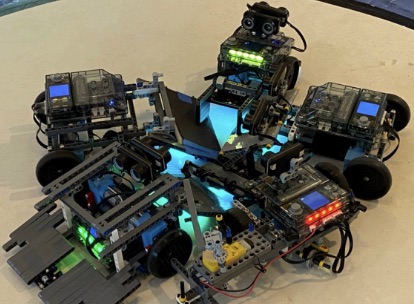 Robots at Sam Kinra's ('29) camp.