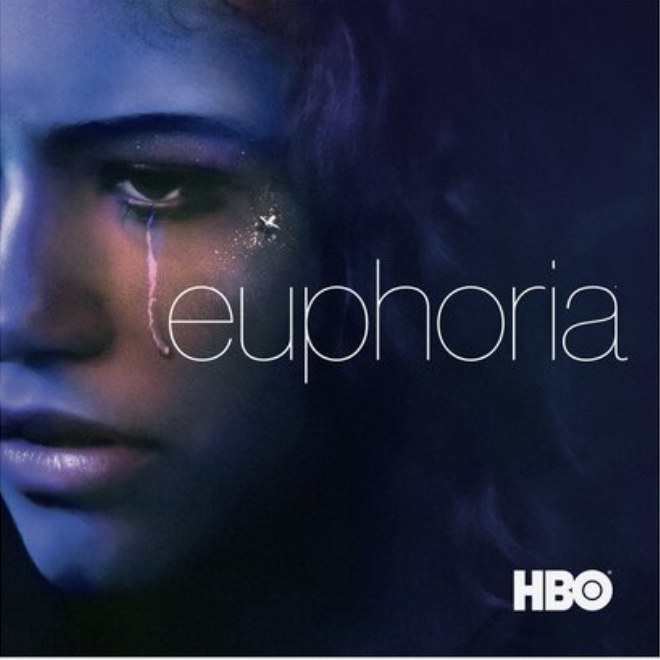 euphoria season 1 cover.  Season 3 just released, April 2026.