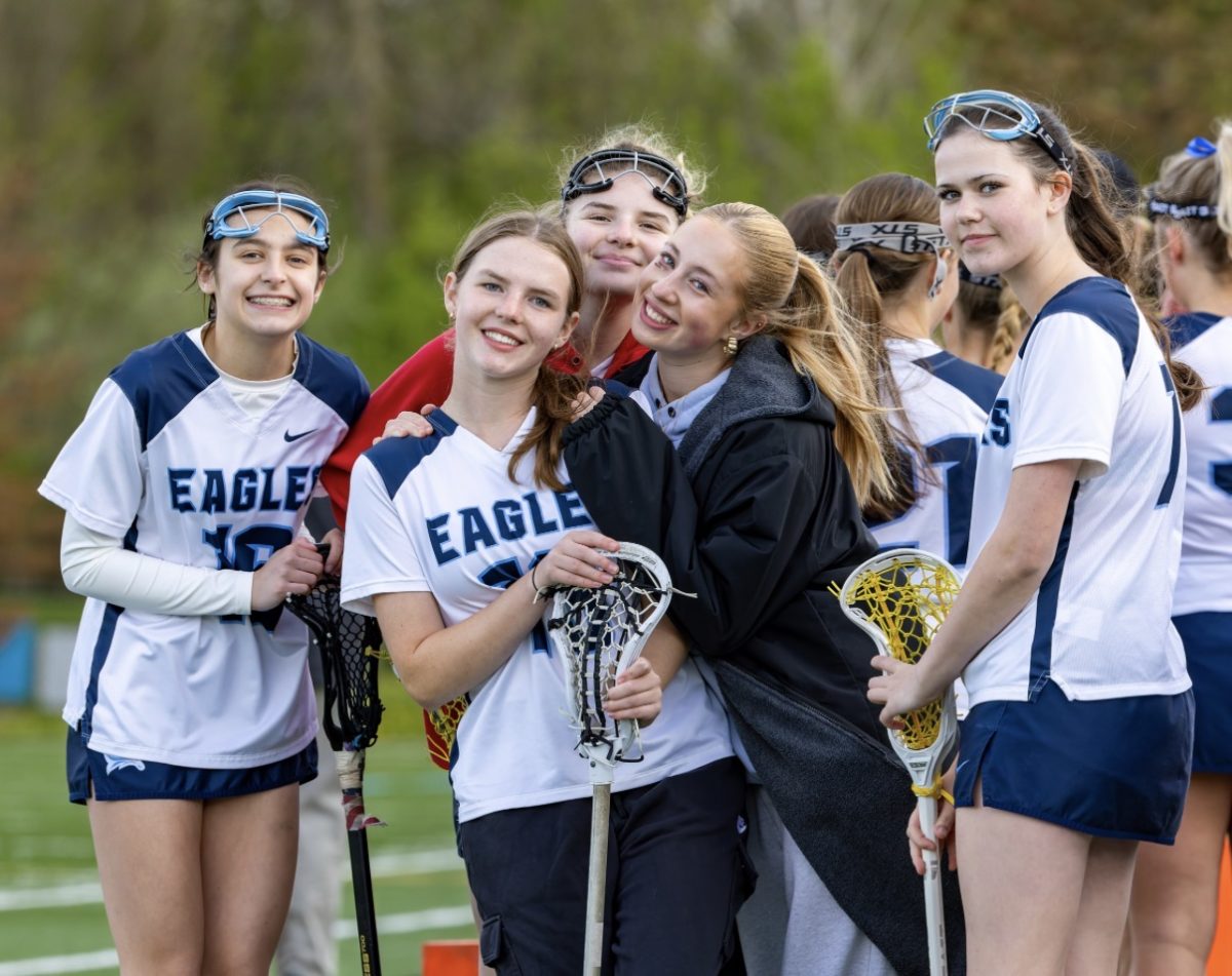 Skyline lacrosse before a game.