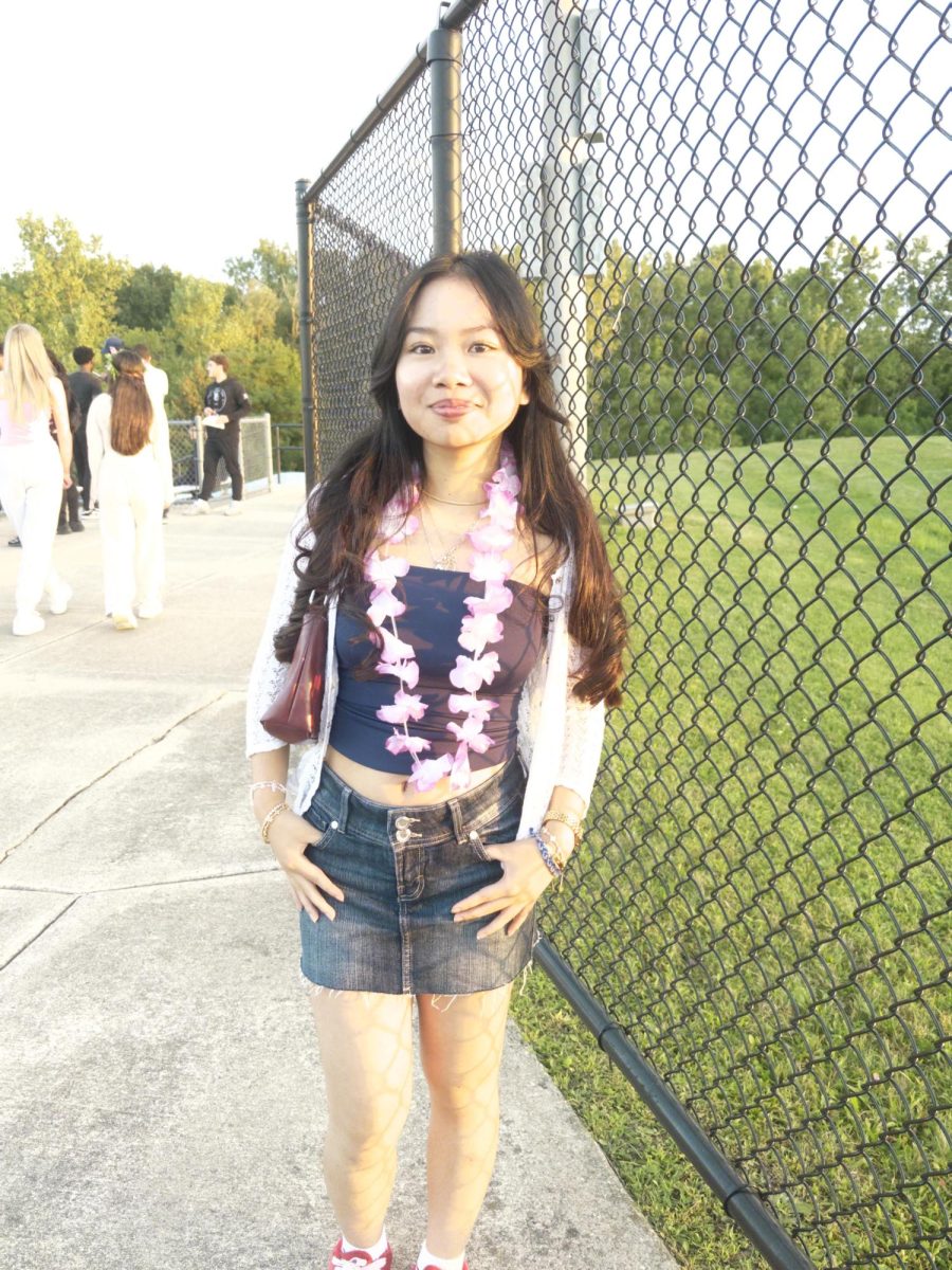 Jenny is going to a beach themed football game fall of 2025.