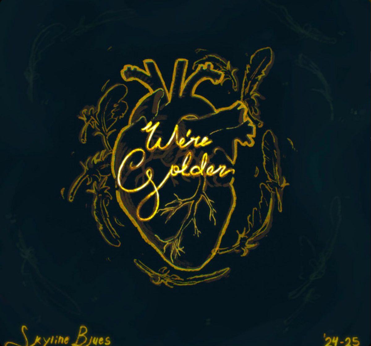 Album cover for Skyline Blues' album, We're Golden, via spotify