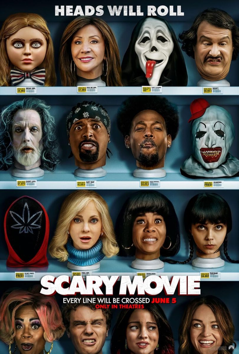 The first official movie poster for Scary Movie 6, directed by Michael Tiddes, releasing June 12th, 2026.