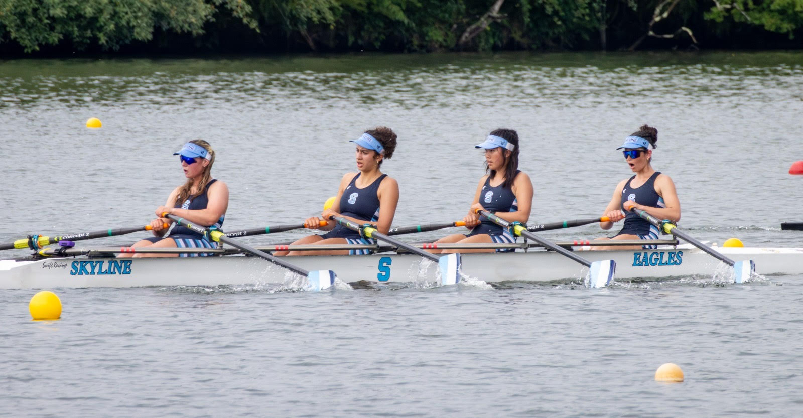 Skyline Junior Quad Scores Silver at Nationals: Crew Makes Waves at All Spring Championships